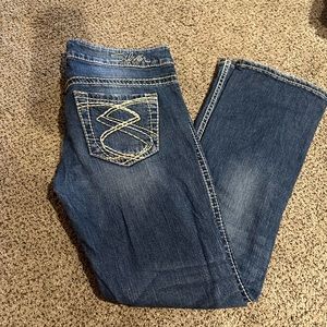 Silver Frances Capri jeans. Size 26